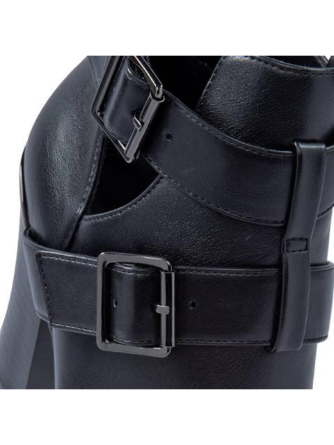BOTA TEXANA CON ABERTURA NEGRO TIERRA BENDITA