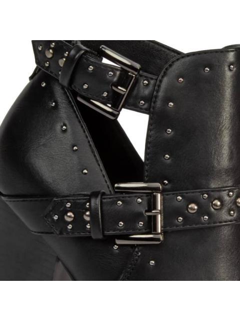 BOTA TEXANA CON ESTOPEROLES NEGRO TIERRA BENDITA