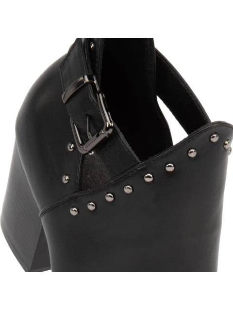 BOTA TEXANA CON ESTOPEROLES NEGRO TIERRA BENDITA