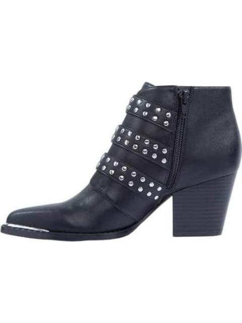 BOTA TEXANA CON ESTOPEROLES NEGRO TIERRA BENDITA DELUXE