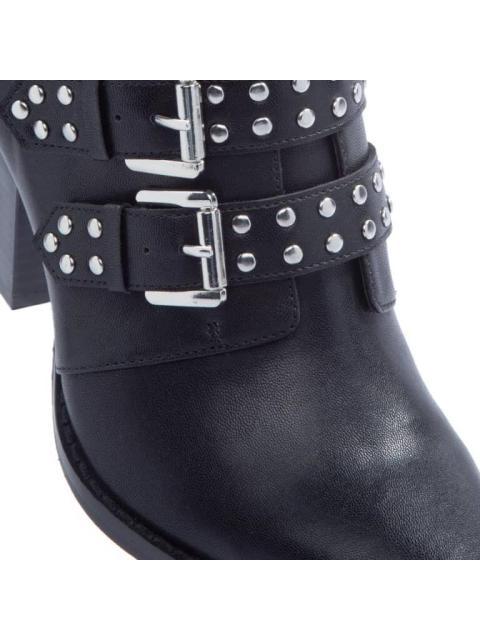 BOTA TEXANA CON ESTOPEROLES NEGRO TIERRA BENDITA DELUXE