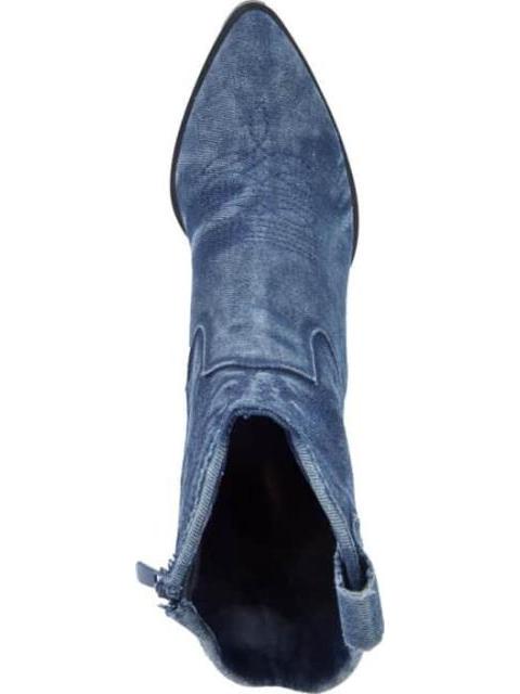 BOTA TEXANA DE MEZCLILLA AZUL MEZCLILLA TIERRA BENDITA