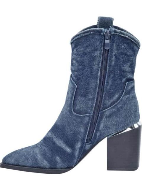 BOTA TEXANA DE MEZCLILLA AZUL MEZCLILLA TIERRA BENDITA