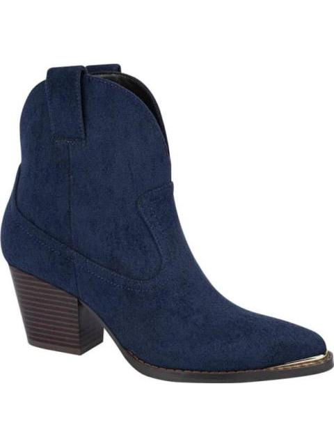 BOTA TEXANA GAMUZA AZUL MARINO TIERRA BENDITA DELUXE