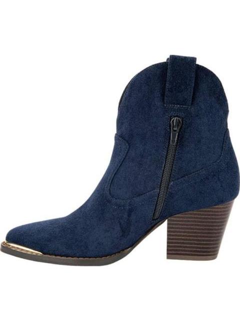 BOTA TEXANA GAMUZA AZUL MARINO TIERRA BENDITA DELUXE