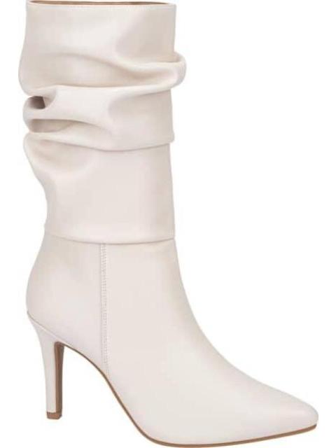 BOTA TUBO CON ARRUGA BEIGE/HUESO YAELI