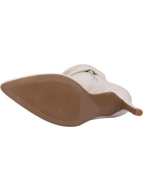BOTA TUBO CON ARRUGA BEIGE/HUESO YAELI