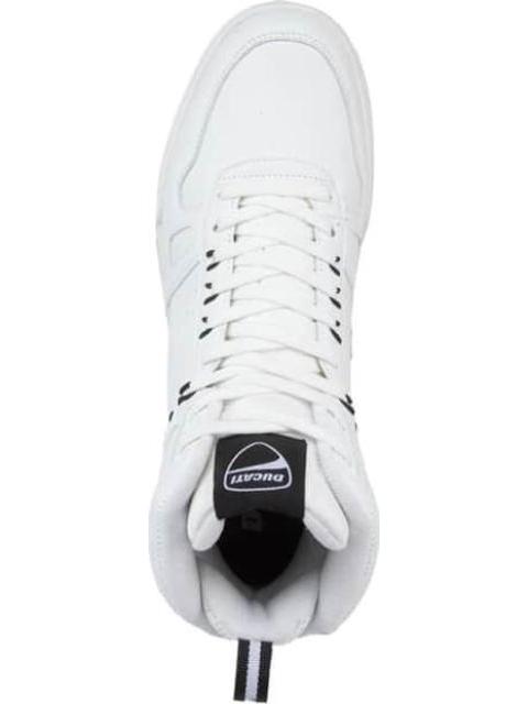 TENIS BOTA CASUAL BLANCO/NEGRO DUCATI