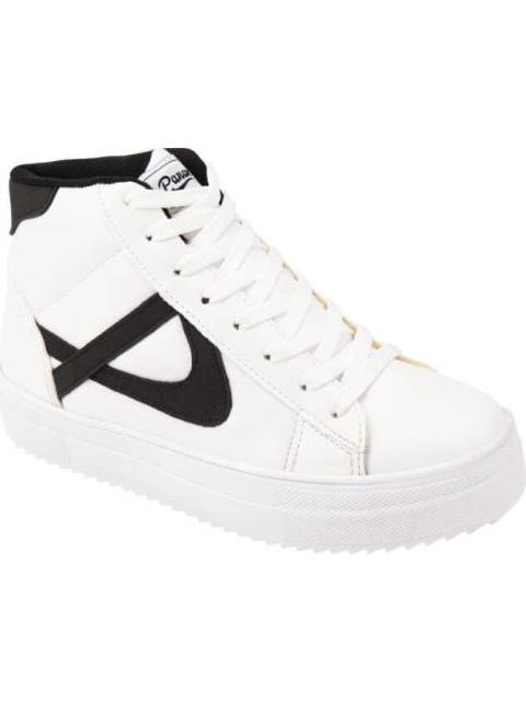 BOTA CASUAL URBANA BLANCO/NEGRO PANAM