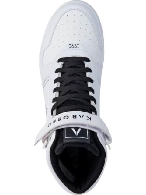 TENIS BOTA CASUAL BLANCO/NEGRO KAROSSO