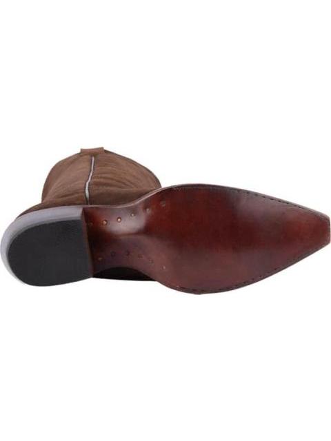 BOTA VAQUERA DE PIEL CARAMELO JC MCCOY