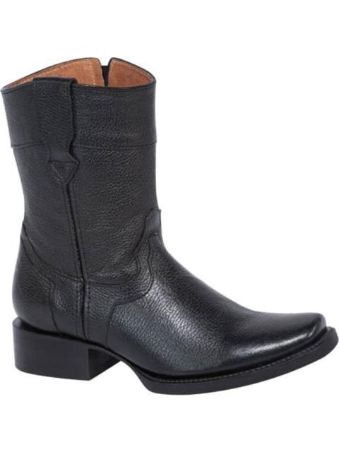 BOTA VAQUERA DE PIEL NEGRO REYPA BOOTS