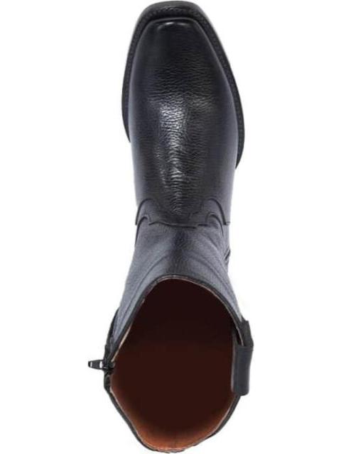 BOTA VAQUERA DE PIEL NEGRO REYPA BOOTS