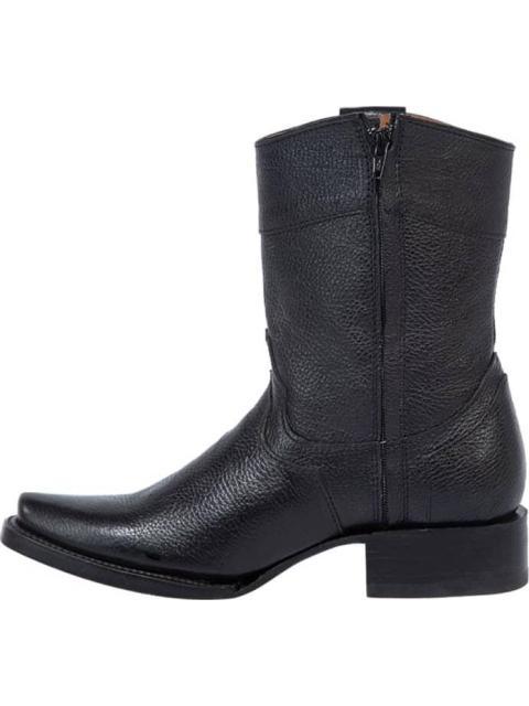 BOTA VAQUERA DE PIEL NEGRO REYPA BOOTS