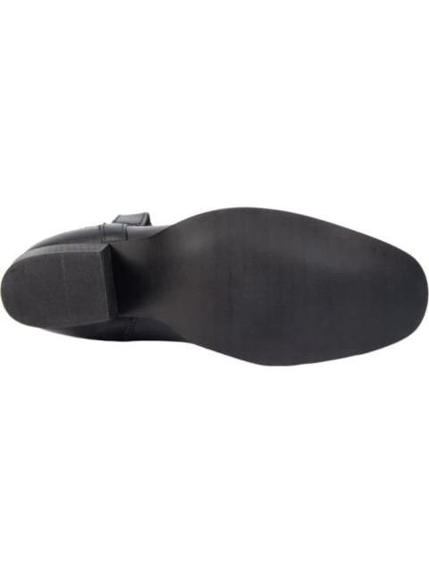 BOTA VAQUERA DE PIEL NEGRO TIERRA BENDITA