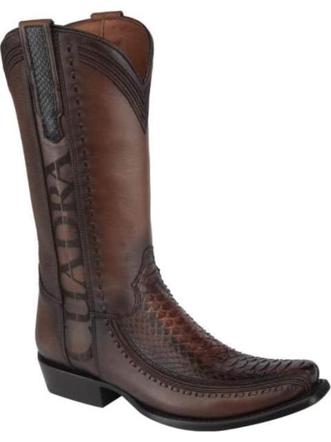 BOTA VAQUERA EXOTICA MIEL CUADRA