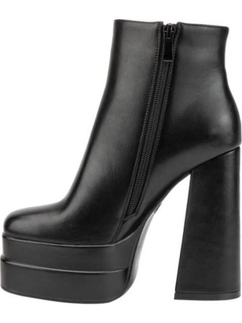 BOTA DOBLE PLATAFORMA TACON ALTO NEGRO ABUSIVA