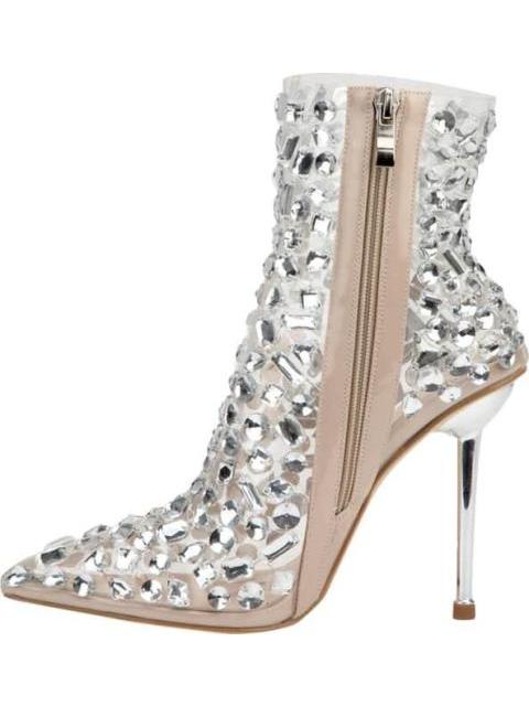 BOTA MICA CON PEDRERIA NEUTRAL THALIA SODI