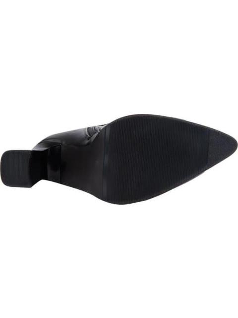 BOTA VESTIR TACON ANCHO NEGRO YAELI FASHION