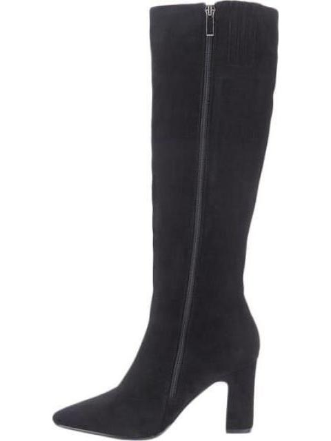 BOTA VESTIR TACON MEDIO NEGRO YAELI
