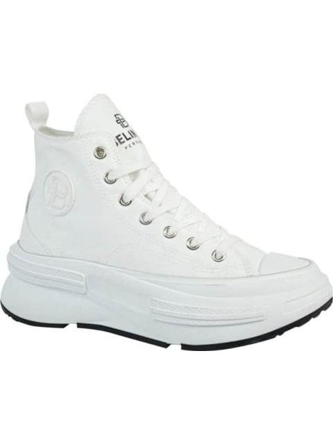TENIS BOTA CON PLATAFORMA BLANCO BELINDA PEREGRIN