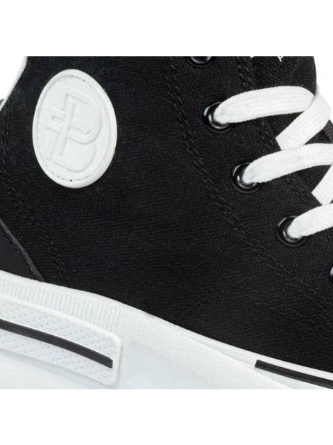 TENIS BOTA CON PLATAFORMA NEGRO BELINDA PEREGRIN