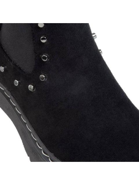 BOTIN CON ESTOPEROLES NEGRO VIVIS SHOES KIDS