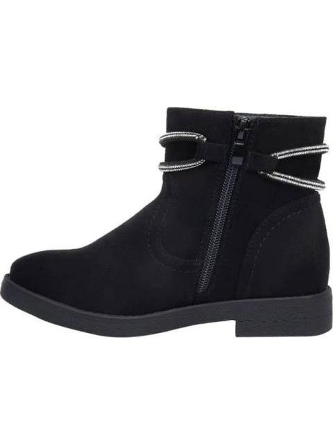 BOTIN CON PEDRERIA NEGRO VIVIS SHOES KIDS