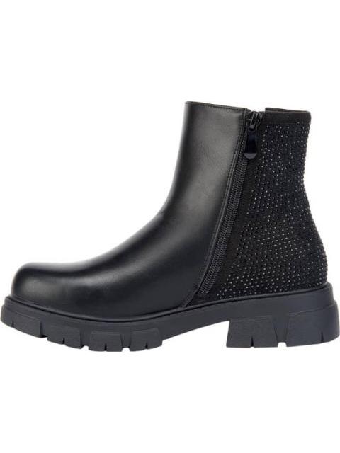BOTIN CON PEDRERIA NEGRO VIVIS SHOES KIDS