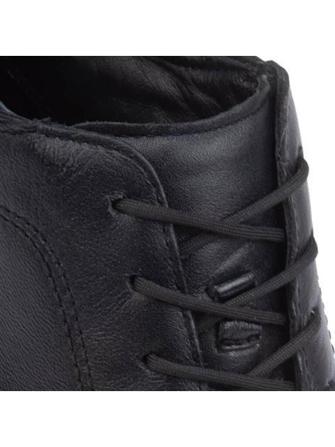 BOTIN DE PIEL NEGRO CALZADO PAZSTOR