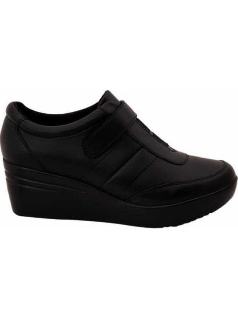BOTIN DE PIEL NEGRO MANET