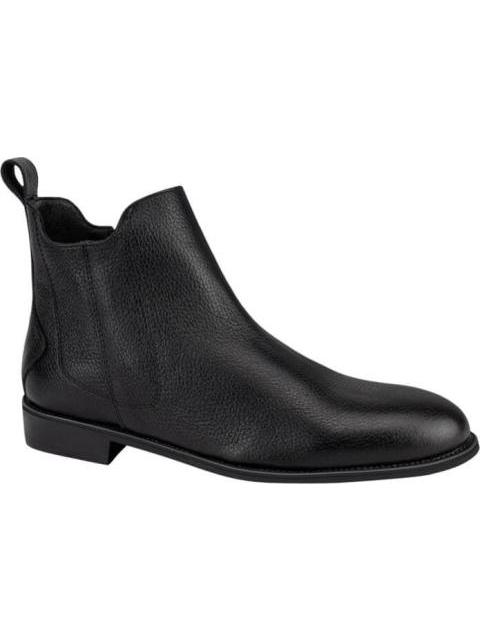 BOTIN DE PIEL NEGRO SCHATZ