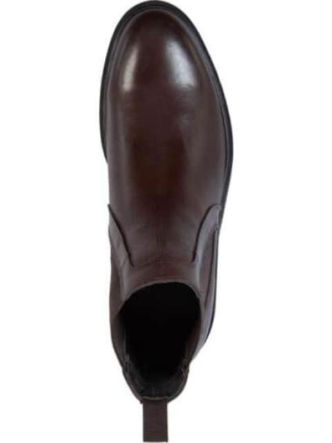 BOTIN DE VESTIR COGNAC PIERRE CARDIN