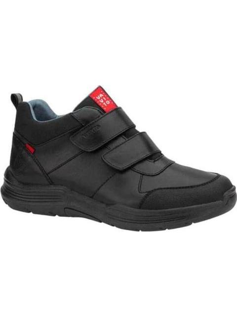 BOTIN ESCOLAR DE PIEL NEGRO VAVITO