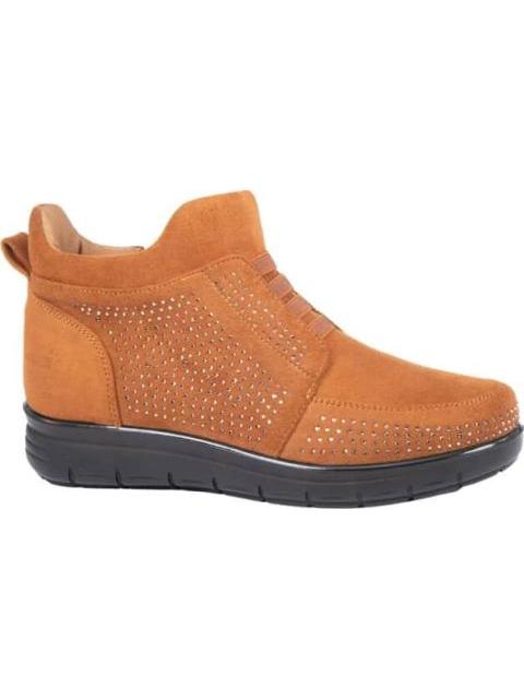 BOTIN GAMUZA CAMEL SHOSH CONFORT