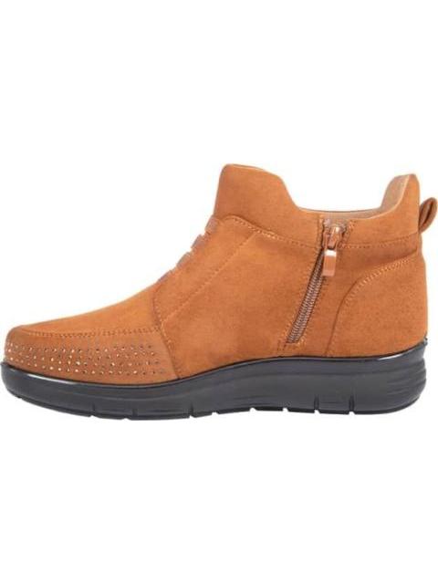 BOTIN GAMUZA CAMEL SHOSH CONFORT