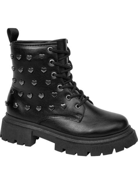BOTIN HIKER CORAZONES NEGRO VIVIS SHOES KIDS