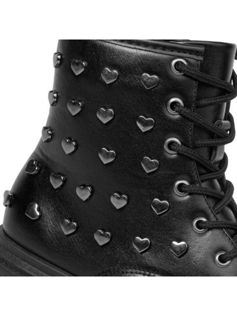 BOTIN HIKER CORAZONES NEGRO VIVIS SHOES KIDS