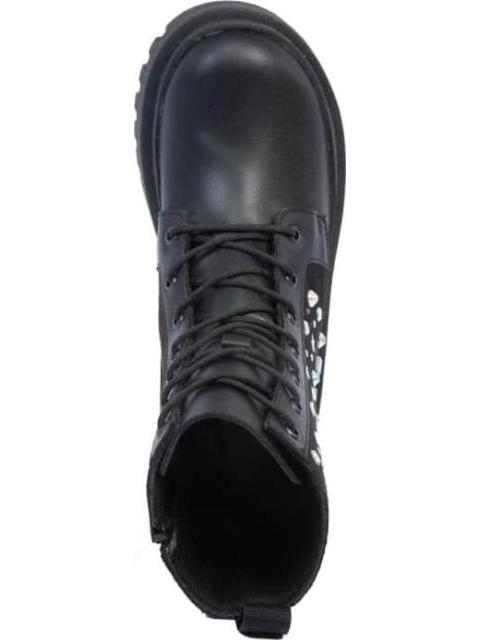 BOTIN MILITAR BRILLOS NEGRO TROPICANA N