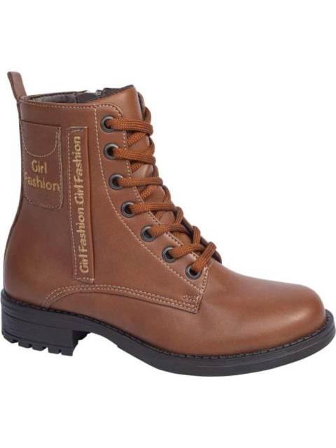 BOTIN MILITAR LETRAS COGNAC VIVIS SHOES KIDS