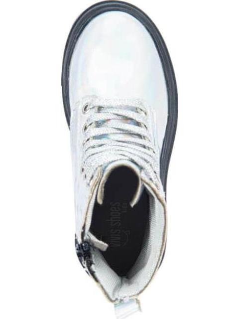 BOTIN MILITAR METALICO PLATA VIVIS SHOES KIDS