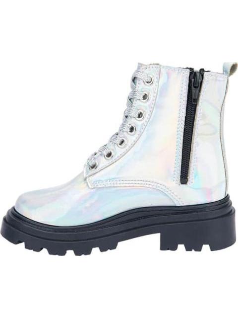 BOTIN MILITAR METALICO PLATA VIVIS SHOES KIDS