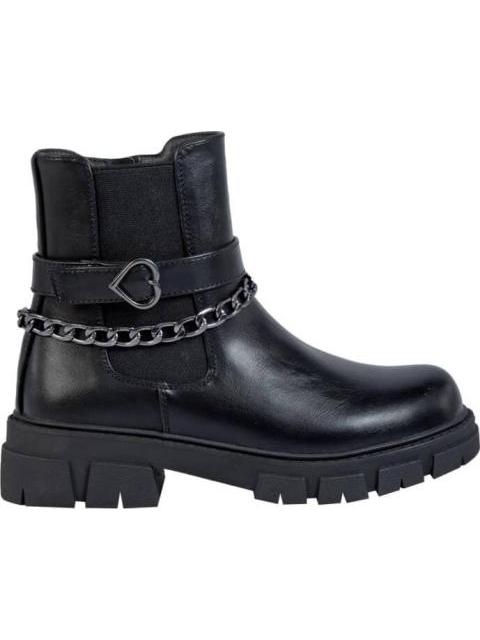 BOTIN SUELA TRACK CADENA NEGRO VIVIS SHOES KIDS