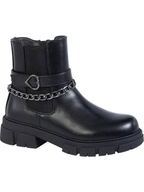 BOTIN SUELA TRACK CADENA NEGRO VIVIS SHOES KIDS