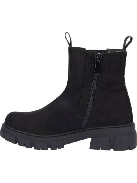 BOTIN SUELA TRACK CORAZONES NEGRO VIVIS SHOES KIDS