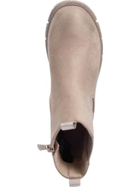 BOTIN SUELA TRACK CORAZONES TAUPE VIVIS SHOES KIDS