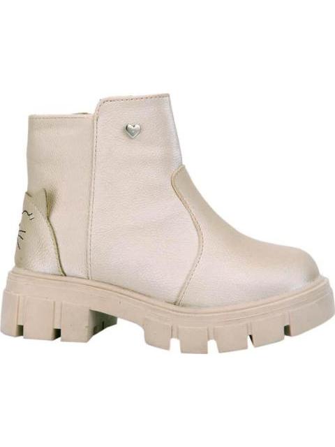 BOTIN SUELA TRACK GATO BEIGE/HUESO VIVIS SHOES KIDS