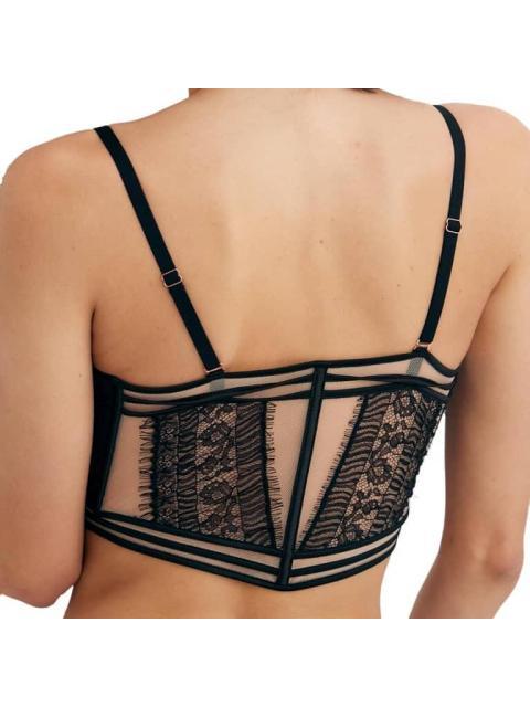BRASIER BUSTIER NEGRO LOVE TO LOUNGE