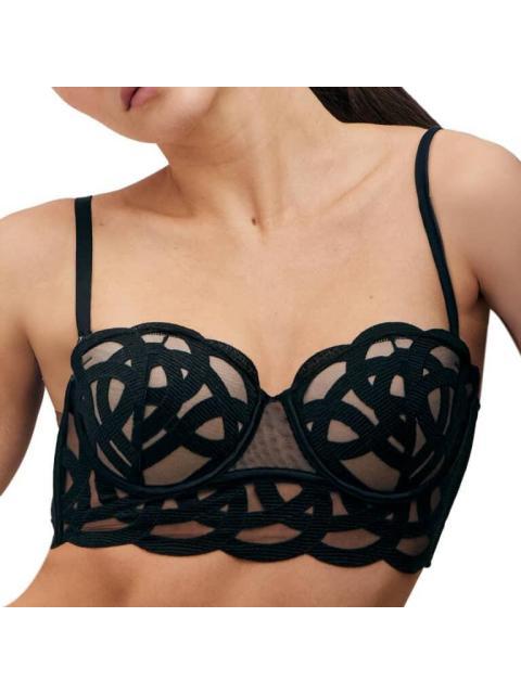 BRASIER BUSTIER NEGRO LOVE TO LOUNGE