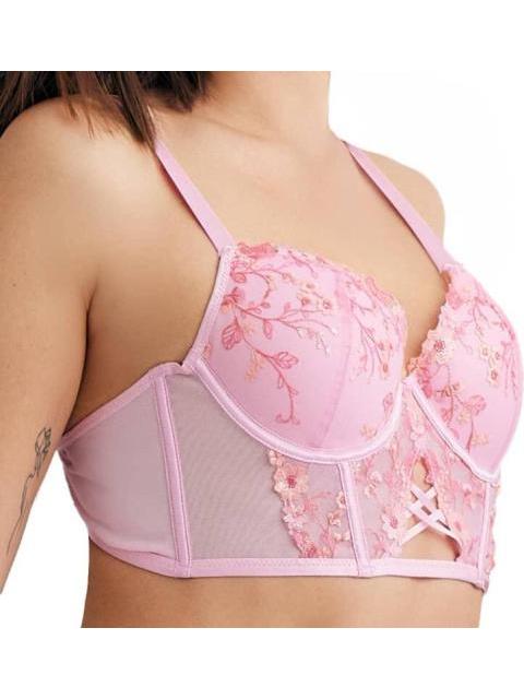 BRASIER BUSTIER ROSA LOVE TO LOUNGE